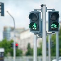 Traffic signals for pedestrians and cyclists